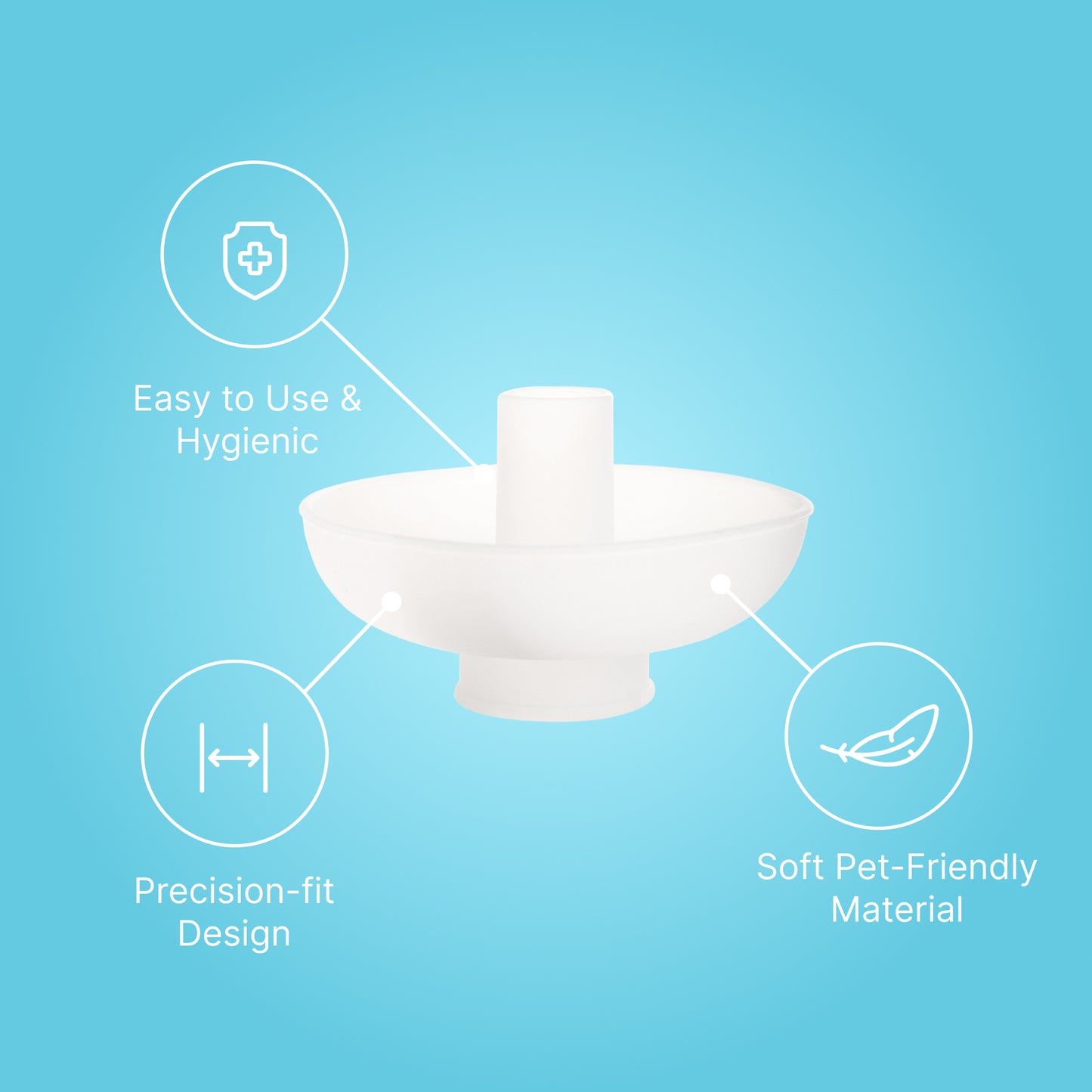Whisper Pet Ear Pieces Ear Dryer | Remove Water, Dog Ear Infection Treatment, Dog Ear Cleaner, Alternative to Dog Ear Wipes | Dog Yeast Infection Treatment for Dogs | Zymox Ear Solution for Dogs